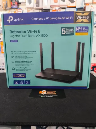 Roteador Tp Link Wi-fi 6 - Produto novo. Loja Store World