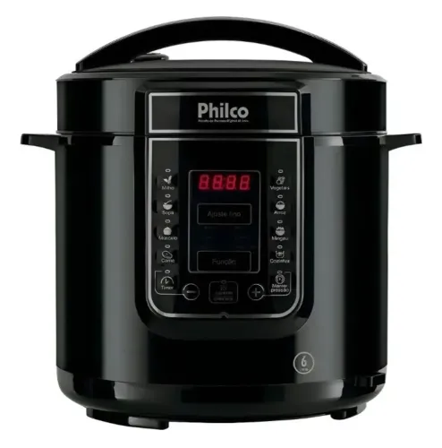 Panela Pressao Eletrica Philco Pppc01 Digital 6l Black