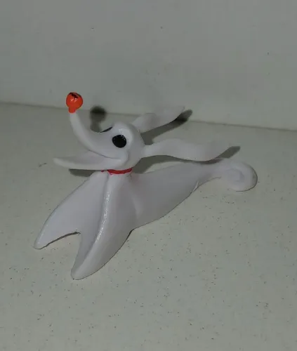 BONECO MINIATURA ORIGINAL DISNEY O ESTRANHO MUNDO DE JACK CACHORRO ZERO FANTASMA
