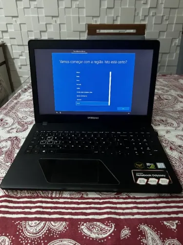 Notebook Gamer Samsung Odyssey i5 + GTX 1050