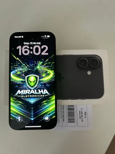 iPhone 16 256GB | Saúde 100% Original | Nota e Caixa | Garantia Apple