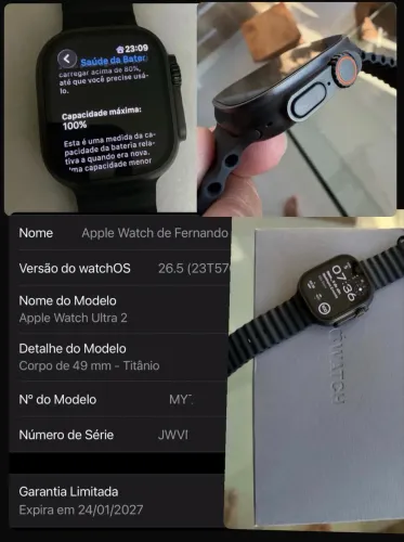 Apple Watch Ultra 2 ( na Garantia Apple )
