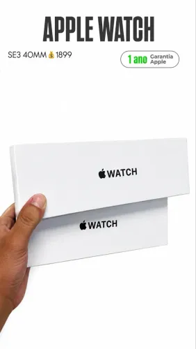 Apple Watch SE 3 40mm novo lacrado