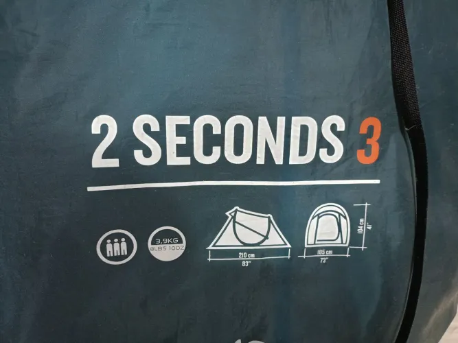 Barraca 2 seconds para 3 pessoas