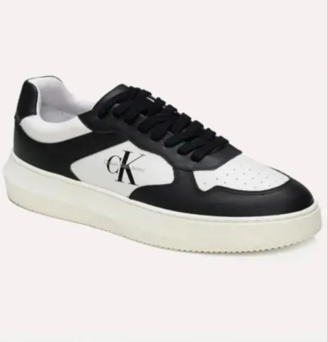 Tênis Calvin Klein Jeans Couro Original Novo
