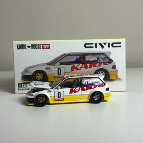 Miniatura Kaido House Mini Gt Honda Civic Ef 1/64