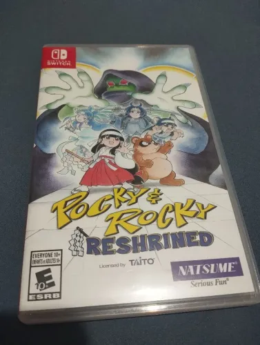 Jogo original Pocky Rocky para Nintendo switch