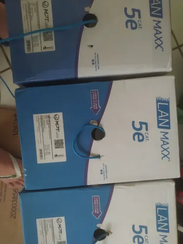 Caixa de cabo de rede cat5e 