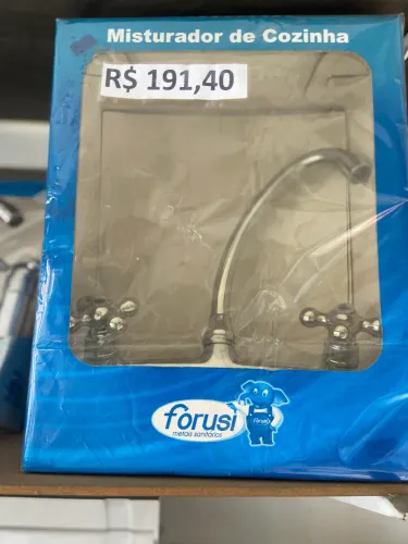 Misturador de Cozinha Novo na Caixa - Bica Alta Cromado