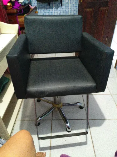 Cadeira de cabeleireiro hidráulica