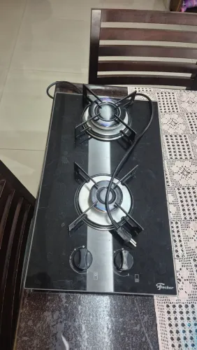 Cooktop 2 bocas a gás Fischer fit line