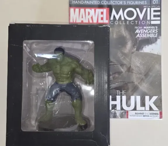 Hulk Vingadores UCM Universo Cinematográfico Marvel Miniatura Eaglemoss