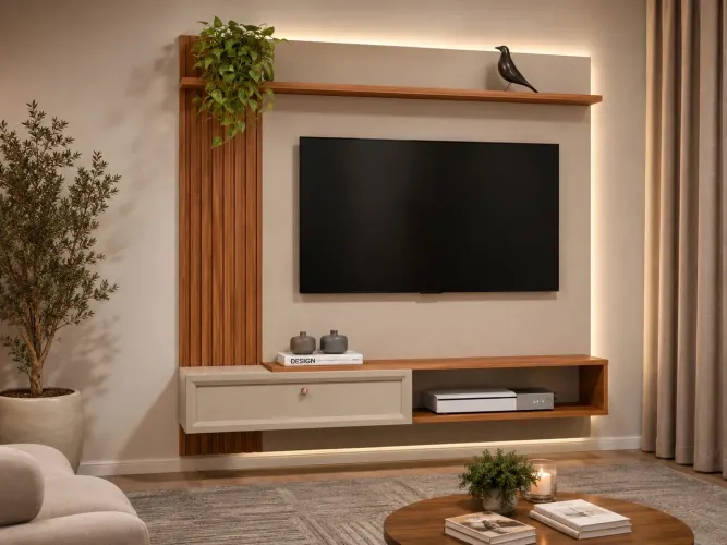 Painel para Tv até 55 Pol. -Entrega e Montagem -Grátis-