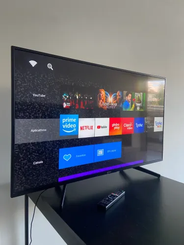 Cinema em casa | Smart TV 49 Polegadas 4K TV Ultra