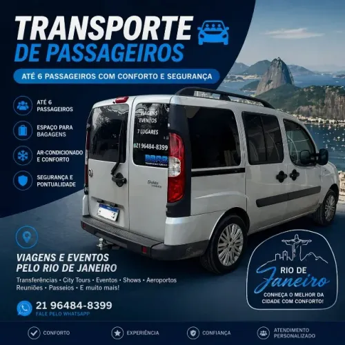 Transfer exclusivo - 6 passageiros - Intermunicipal e interestadual 