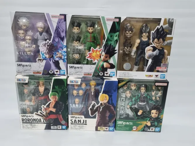 Sh figuarts  one piece zoro sanji tanjiro vegeta dragon ball demon slayer 