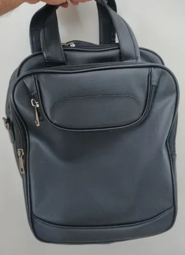 Mochila Pasta Executiva 3 em 1 Notebook - Couro Sintético (1 Ano de Uso)