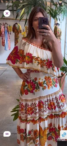Vestido farm floral gg