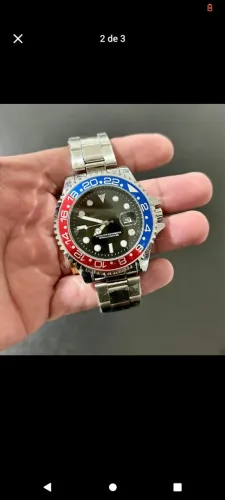 Relógio modelo Pepsi mariner <br>Possui calendário<br>Modelo resistente a água 