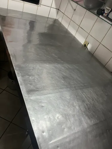 Mesa inox 2,30 X 1,10