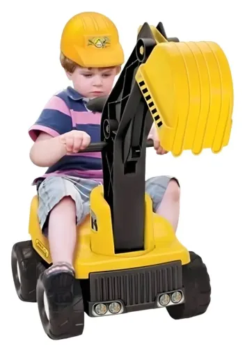 Trator infantil max escavadeira usado brinquedo