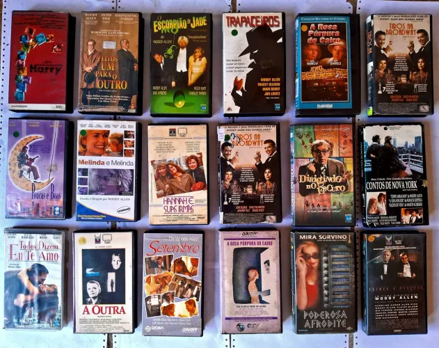 Fitas vhs Woody Allen ( Lote)