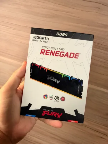 Memoria Kingston Fury Renegade, 64GB (2x32GB), DDR4, 3600MHz, CL18