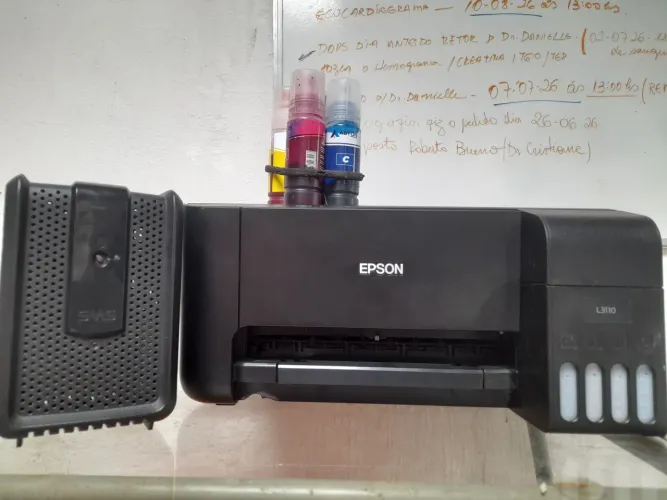 IMPRESSORA EPSON MULTIFUNCIONAL L3110 ECO TANK + tintas + Estabilizador 300VA