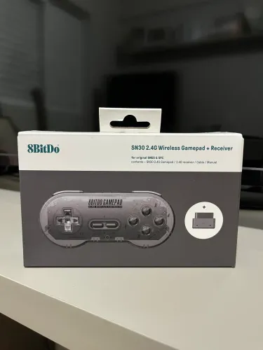 Controle Super Nintendo sem fio 8bitDo novo