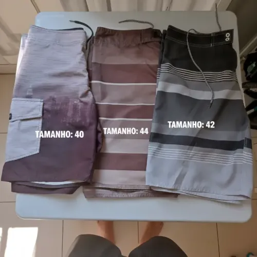 conjunto de 3 bermudas
