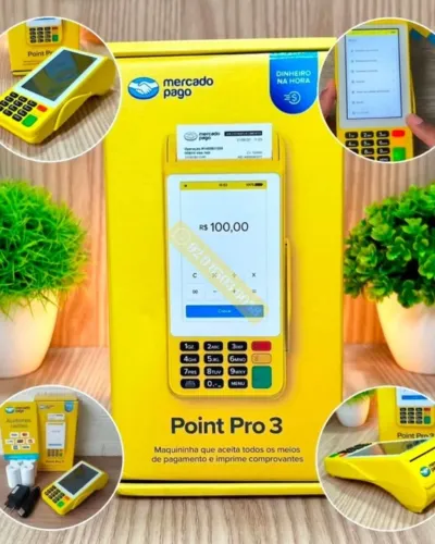 Maquininha Point Pro 3 / Receba pix na hora / Sem mensalidades