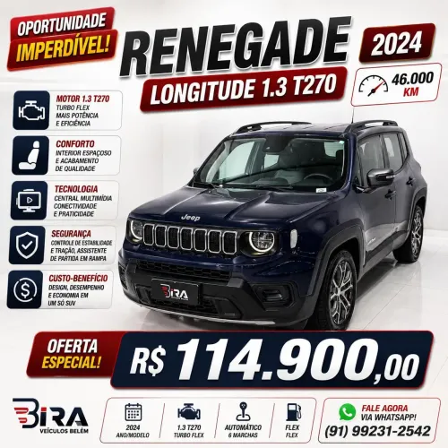 Jeep Renegade Long. T270 1.3 TB 4X2 Flex Aut. 2024