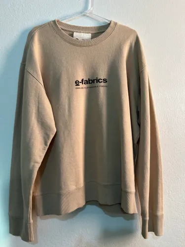 moletom osklen e-fabrics canhamo bege tamanho m oversized. estilosa - cool