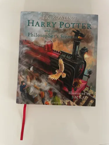 Livro ilustrado Harry Potter e a pedra filosofal