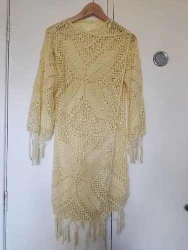 Vestido de crochê