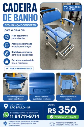 Cadeira de banho 