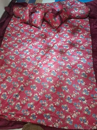 Colcha de cetim casal