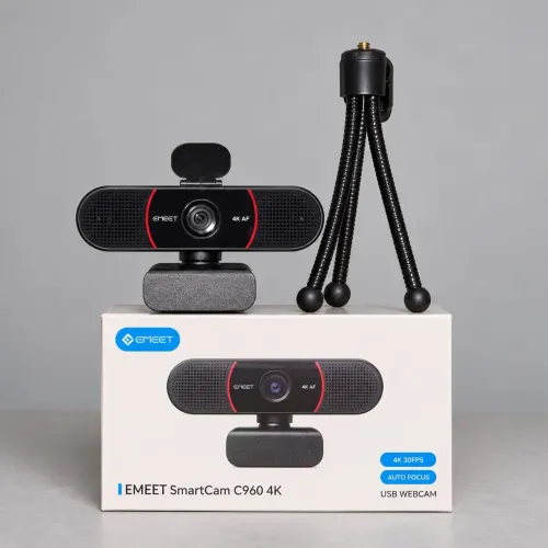 Webcam Câmera para Computador EMEET C960 4K