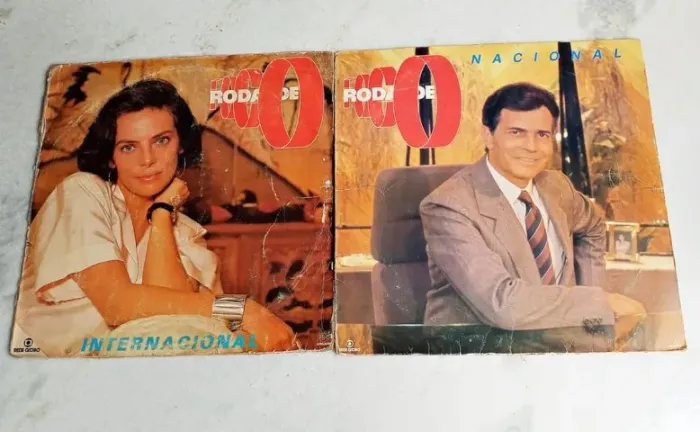 2 lps trilhas sonoras da novela roda de fogo - nacional e internacional (1986)