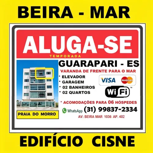 Apartamento Beira Mar Guaparapi Praia do Morro