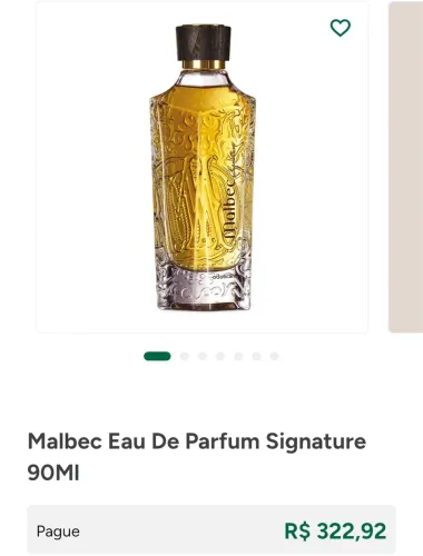 Novo perfume malbec