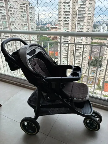 Carrinho de bebê Graco Modes 3 Lite Platinum, higienizado