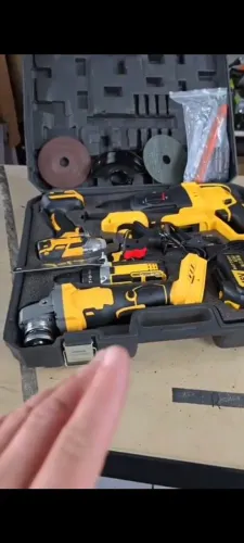 ? KIT DE FERRAMENTAS SEM FIO - POTÊNCIA E PRATICIDADE!