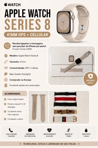 APPLE WACHT SÉRIES 8 - 41MM GPS 