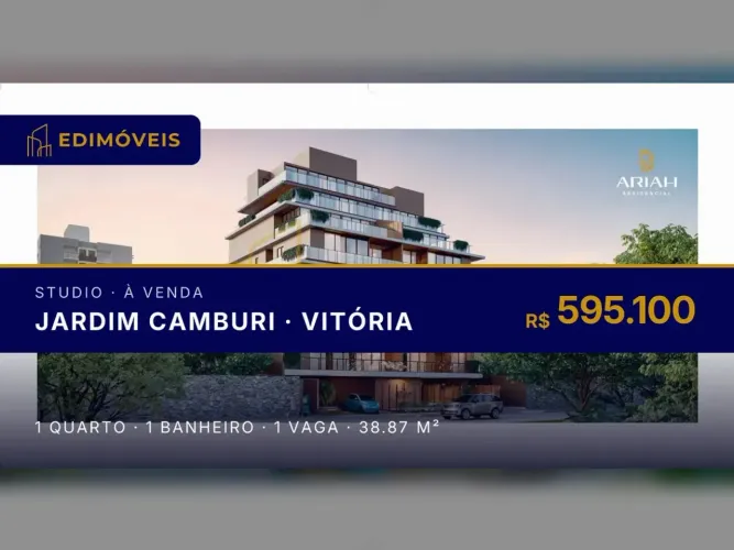 Estilo de Vida Moderno: Studio com Garden em Jardim Camburi - Agende sua Visita!