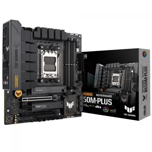 Placa Mãe Asus TUF Gaming B650M-PLUS, Chipset B650, AMD AM5, mATX, DDR5