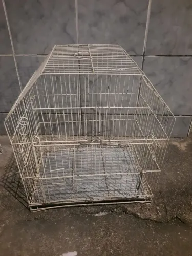 Gaiola para quarentena ou transporte de aves