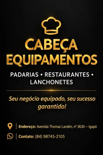 Cabeça equipamentos/ vendas para comércio