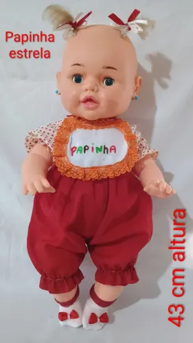 Boneca PAPA PAPINHA estrela década de 90