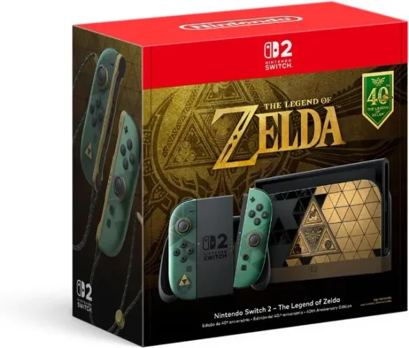 Nintendo Switch 2 - The Legend of Zelda - 40th Anniversary Edition